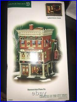 Department 56 Hammerstein's Piano Co. Christmas in The City #799941 NEW OPEN BOX