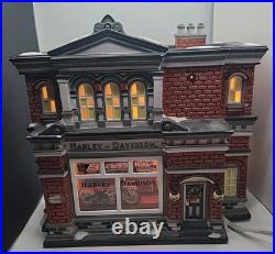 Department 56 Harley-Davidson City Dealership Christmas In The City Ceramic