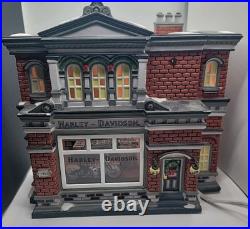 Department 56 Harley-Davidson City Dealership Christmas In The City Ceramic