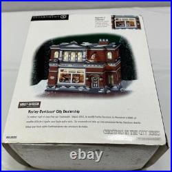 Department 56 Harley-Davidson City Dealership Christmas in the City 59202 NEW