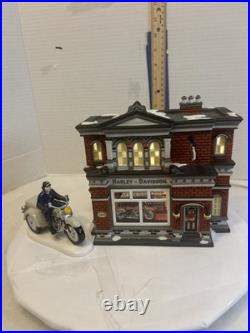 Department 56 Harley Davidson City Dealership Christmas in the City (NIB)