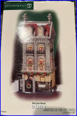 Department 56 Harrison House Multicolor Ceramic Victorian Christmas in the City