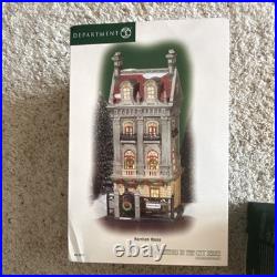 Department 56 Harrison House Multicolor Ceramic Victorian Christmas in the City