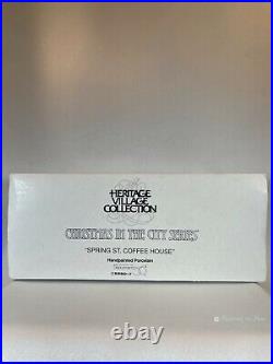 Department 56 Heritage Village Christmas In The City Spring St. Coffee House New