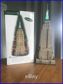 Department 56 Huge Christmas in the City Empire State Building With Box