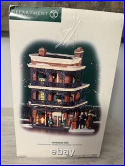 Department 56 JAMBALAYA CAFÉ Christmas in the City 59265 Original Box Retired