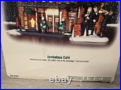 Department 56 JAMBALAYA CAFÉ Christmas in the City 59265 Original Box Retired