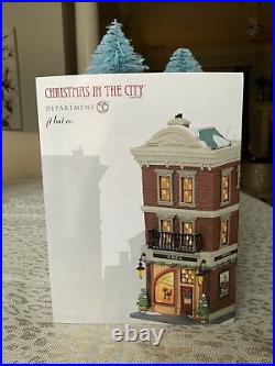 Department 56 JT Hat Co. 6005381 Dept 2020 Christmas in the City