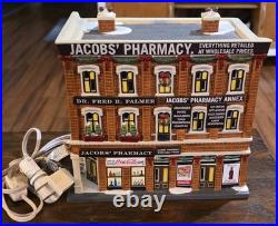 Department 56 Jacobs Pharmacy Christmas Village In The City 2015 Rare Dept