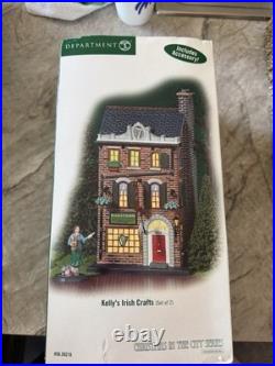Department 56 Kellys Irish Crafts 59216 Christmas In The City Building Nolight
