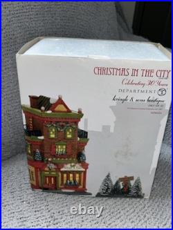 Department 56 Kringle & Sons Boutique 4056624 Christmas in the City NEW! WOW