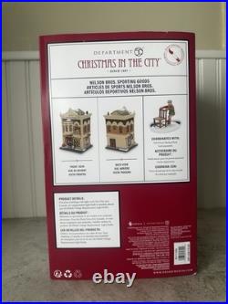Department 56 Nelson Bros. Sporting Goods New 6011386 Christmas in the City 2023