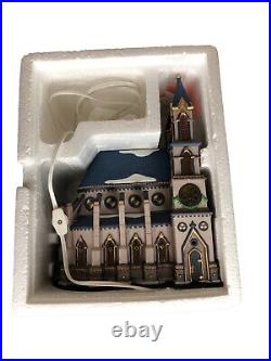 Department 56 Old Trinity Church Christmas in the City Village Series Lighted EU