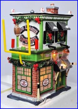 Department 56 Original Snow Village Big League Sports Intro 2006 retired 2009