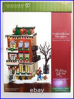 Department 56 Parkside Holiday Brownstone Christmas In The City