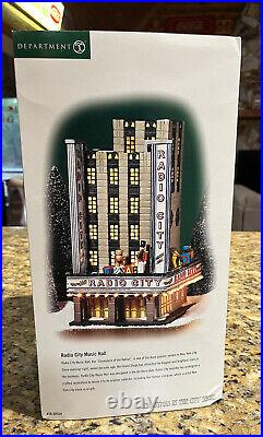 Department 56 Radio City Music Hall Christmas in the City 58924 Original Box