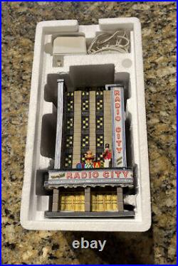 Department 56 Radio City Music Hall Christmas in the City 58924 Original Box