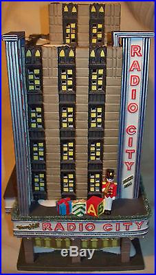 Department 56 Radio City Music Hall Christmas in the City Series RARE RETIRED