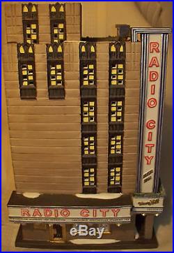 Department 56 Radio City Music Hall Christmas in the City Series RARE RETIRED