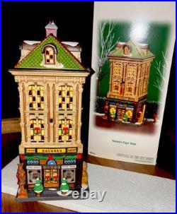 Department 56, Retired Havana's Cigar Shop, Christmas In The City, #805534 Nib Department 56, Retired Havana's Cigar Shop, Christmas In The City, #805534 Nib