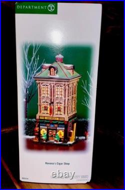 Department 56, Retired Havana's Cigar Shop, Christmas In The City, #805534 Nib Department 56, Retired Havana's Cigar Shop, Christmas In The City, #805534 Nib