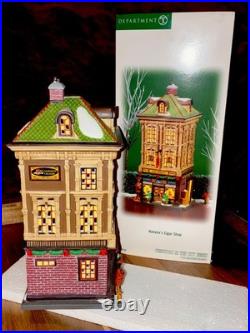 Department 56, Retired Havana's Cigar Shop, Christmas In The City, #805534 Nib Department 56, Retired Havana's Cigar Shop, Christmas In The City, #805534 Nib