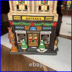 Department 56, Retired Havana's Cigar Shop, Christmas In The City, #805534 Nib Department 56, Retired Havana's Cigar Shop, Christmas In The City, #805534 Nib