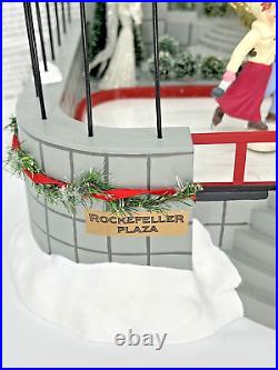 Department 56 Rockefeller Center Plaza Skating Rink Christmas Village NYC Works