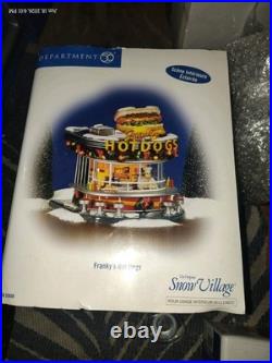 Department 56 Snow Village Franky's Hot Dogs 56 55608 2006