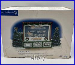 Department 56 Snow Village Stardust Drive-In Theater #56.55064 New in Box