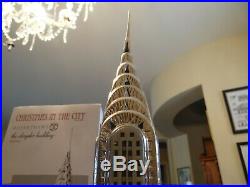 Department 56 The Chrysler Building Christmas In the City GLORIOUS! (Bldg 4)
