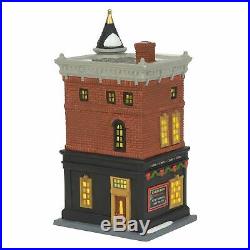 Department 56 The City, Welcoming Christmas 6002290 Platinum Exclusive Set of