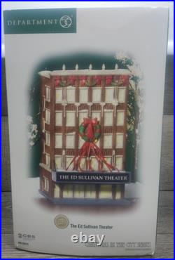 Department 56 The Ed Sullivan Theater Christmas In The City #59233