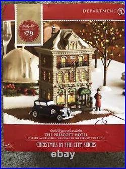 Department 56 The Prescott Hotel Christmas in the City #805536 NIB Retired