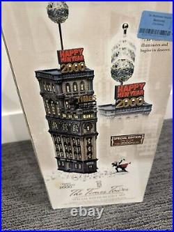 Department 56 The Times Tower Special Edition Ball Up & Down Times Square 2000