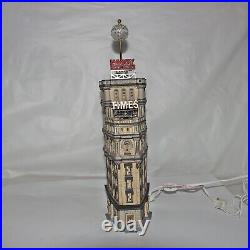 Department 56 The Times Tower Special Edition Gift Set Complete & Tested in Box