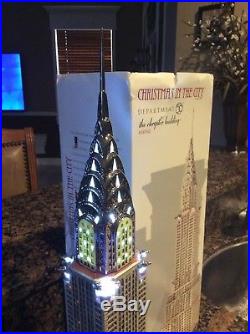 Department 56 The chrysler building Christmas in the city