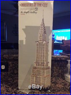 Department 56 The chrysler building Christmas in the city