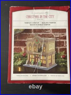 Department 56 Thompson Furniture New Never Displayed Christmas In The City