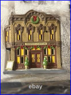 Department 56 Thompson Furniture New Never Displayed Christmas In The City