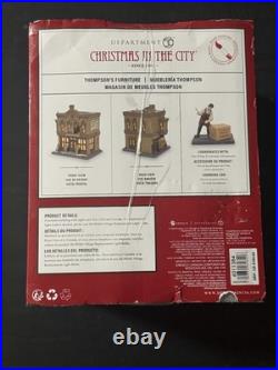 Department 56 Thompson Furniture New Never Displayed Christmas In The City