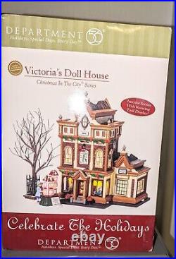 Department 56 Victoria's DollHouse 59257 Christmas in The City-Christmas Village