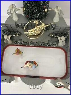 Department 56 Village Animated Rockefeller Plaza Skating Rink 56.52504 RETIRED