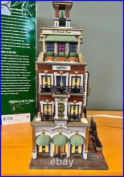 Department 56 Village Collection Christmas in the City Paramount Hotel Retired
