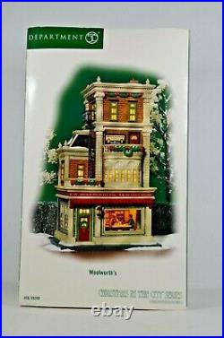 Department 56 Woolworth's Christmas In The City #59249 EXCELLENT CONDITION