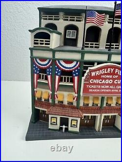 Department 56 Wrigley Field Christmas In The City Series Retired