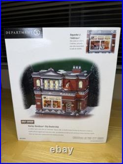 Department 56 Xmas in the City Harley-Davidson Dealership Building Boxed