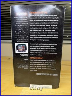 Department 56 Xmas in the City Harley-Davidson Dealership Building Boxed