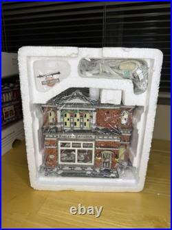 Department 56 Xmas in the City Harley-Davidson Dealership Building Boxed