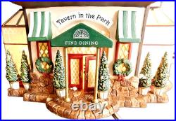 Department 56 -christmas In The City-tavern In The Park-with Lights & Box Ak
